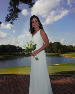 Bride at Houston Lake